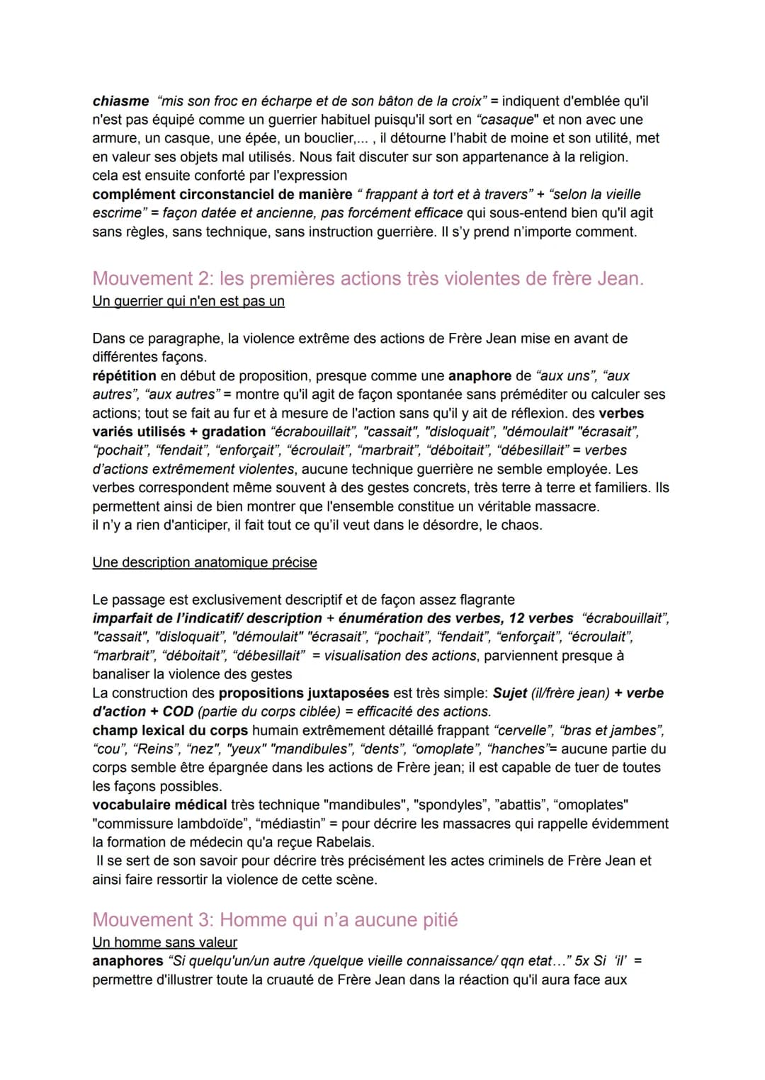 Texte 3: "Chapitre 27 de Gargantua" de Rabelais
Parcours: rire et savoir
Introduction:.
Gargantua est le personnage éponyme du roman de Fran