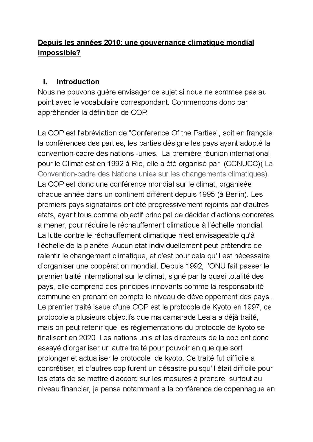 Comprendre la COP 21 : Résumé et Objectifs de l'Accord de Paris