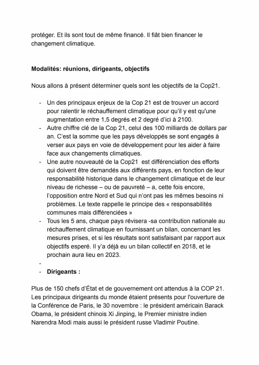 Depuis les années 2010: une gouvernance climatique mondial
impossible?
I. Introduction
Nous ne pouvons guère envisager ce sujet si nous ne s