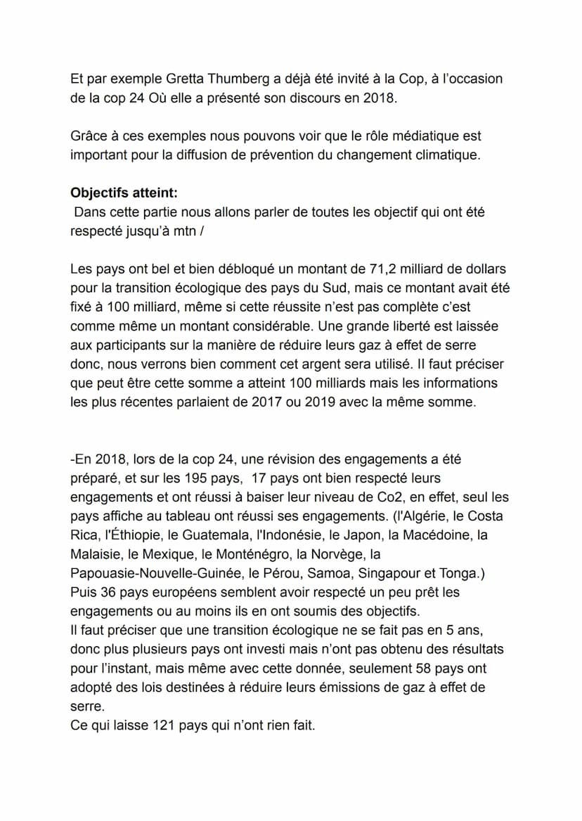 Depuis les années 2010: une gouvernance climatique mondial
impossible?
I. Introduction
Nous ne pouvons guère envisager ce sujet si nous ne s