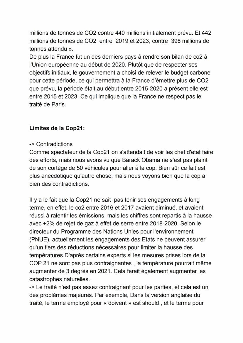 Depuis les années 2010: une gouvernance climatique mondial
impossible?
I. Introduction
Nous ne pouvons guère envisager ce sujet si nous ne s