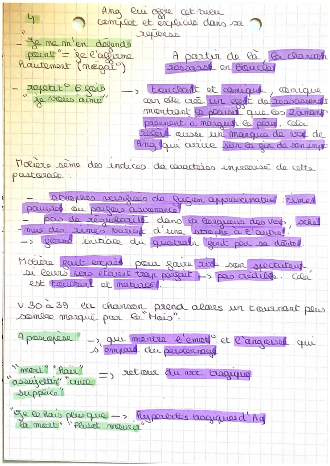 A
Explication lineaire s
Acte 11 scène 5
Le Malade Imaginaire
Dmagi
Projet de lecture:
comment le détour par un spectacle improvese
et un la
