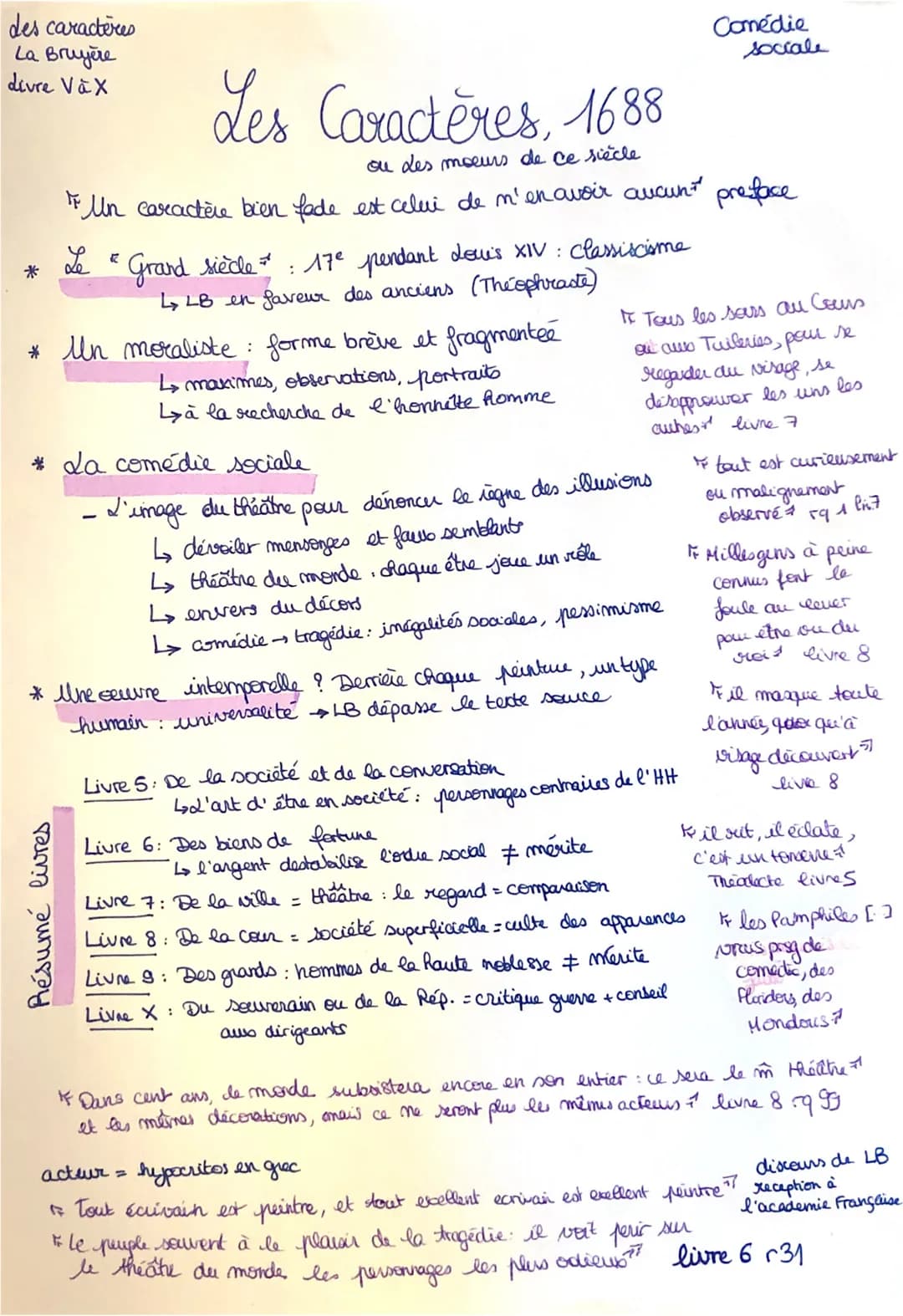 des caracteres
La Bruyère
divre Väx
*
IF Un caractère bien fade
L R
xe
Les Caractères, 1688
ou des moeurs de ce siècle
est celui de n'en avo