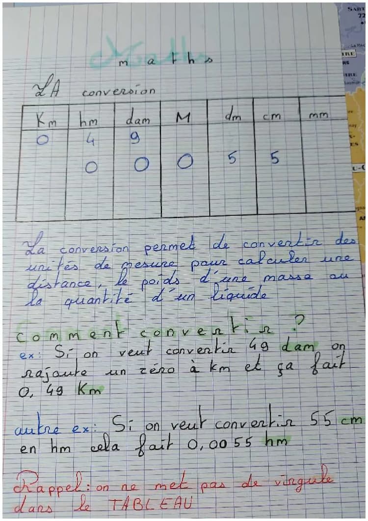 Know MATHS CONVERSION 6ÈME thumbnail