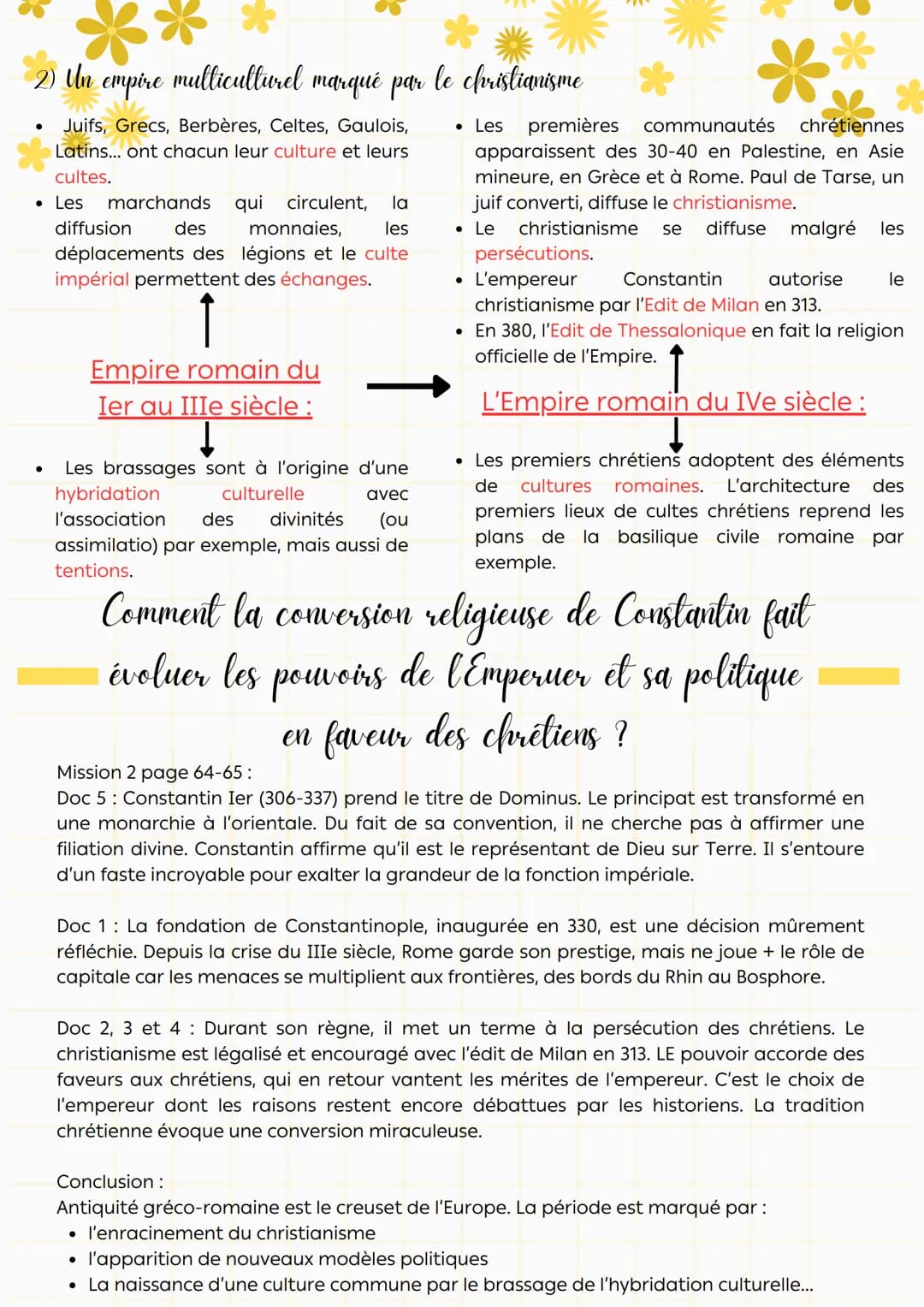 Thème 1 - Le monde méditerranéen : empreinte de
l'Antiquité et du Moyen Âge
Chapitre 1 - La Méditerranée antique :
*les empreintes grecques 