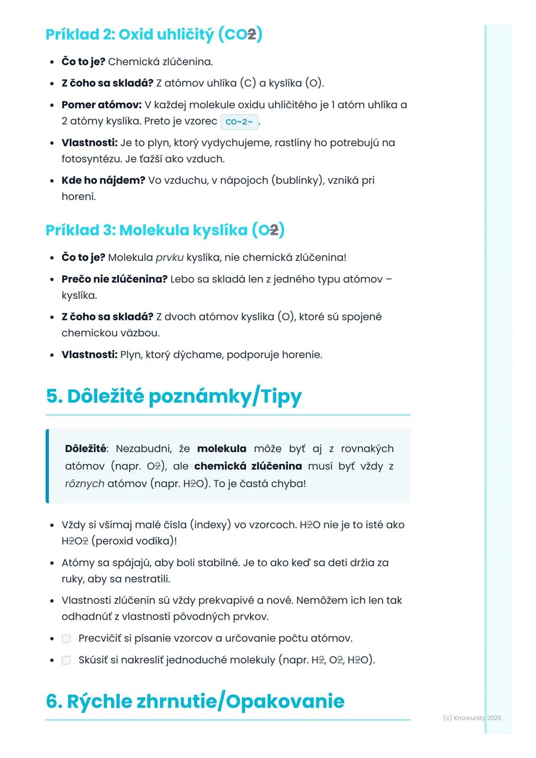 # Molekuly a chemické
zlúčeniny

1. Prehl'ad a úvod

Takže, už vieme, že všetko okolo nás je zložené z maličkých častíc,
ktorým hovoríme ató