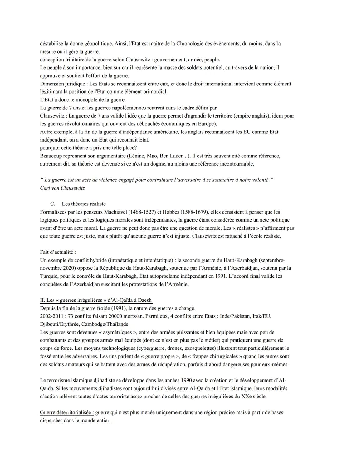 HGGSP Thèmes 2: Faire la guerre, faire la paix
dates clés :
1947-1991 La guerre froide
1991 La guerre du Golfe
11 septembre 2001: Attentats 