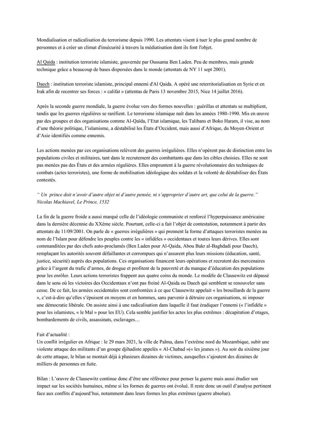 HGGSP Thèmes 2: Faire la guerre, faire la paix
dates clés :
1947-1991 La guerre froide
1991 La guerre du Golfe
11 septembre 2001: Attentats 