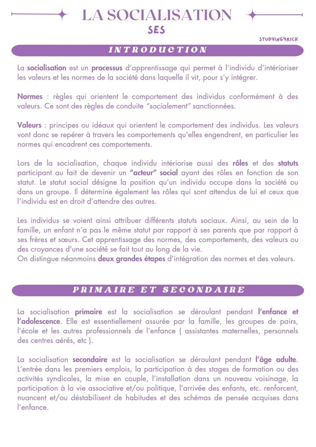 La socialisation: types, exemples et rôles de la famille