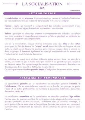 Know Socialisation cours  thumbnail