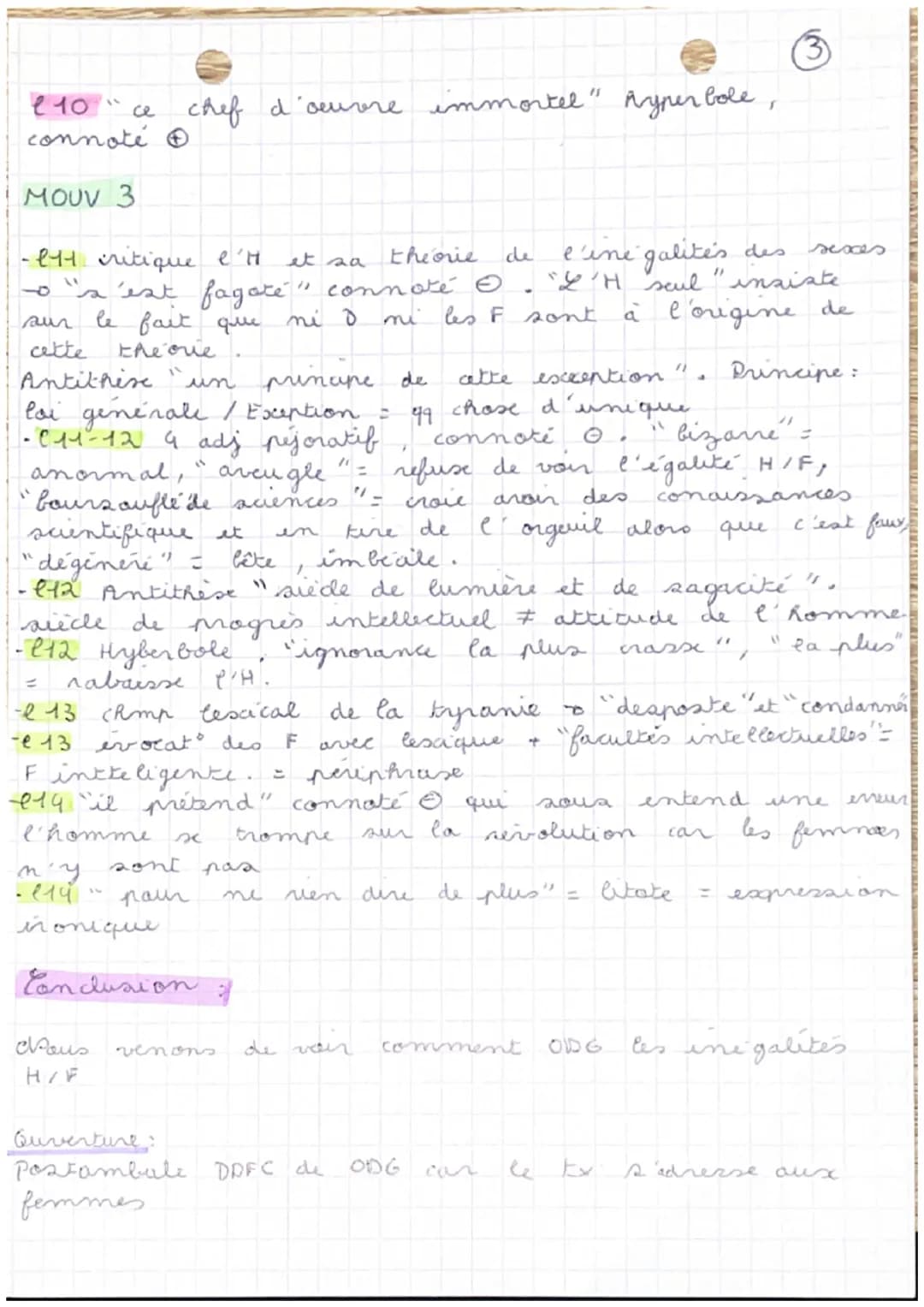 Intro
présentation
ODG
1791
discours ODG
Lecture orale.
Problematique :
Nous
virulence
Xx
*
:
Exhortation
MOUV 4
allons voir
la
! Elle
"Homm