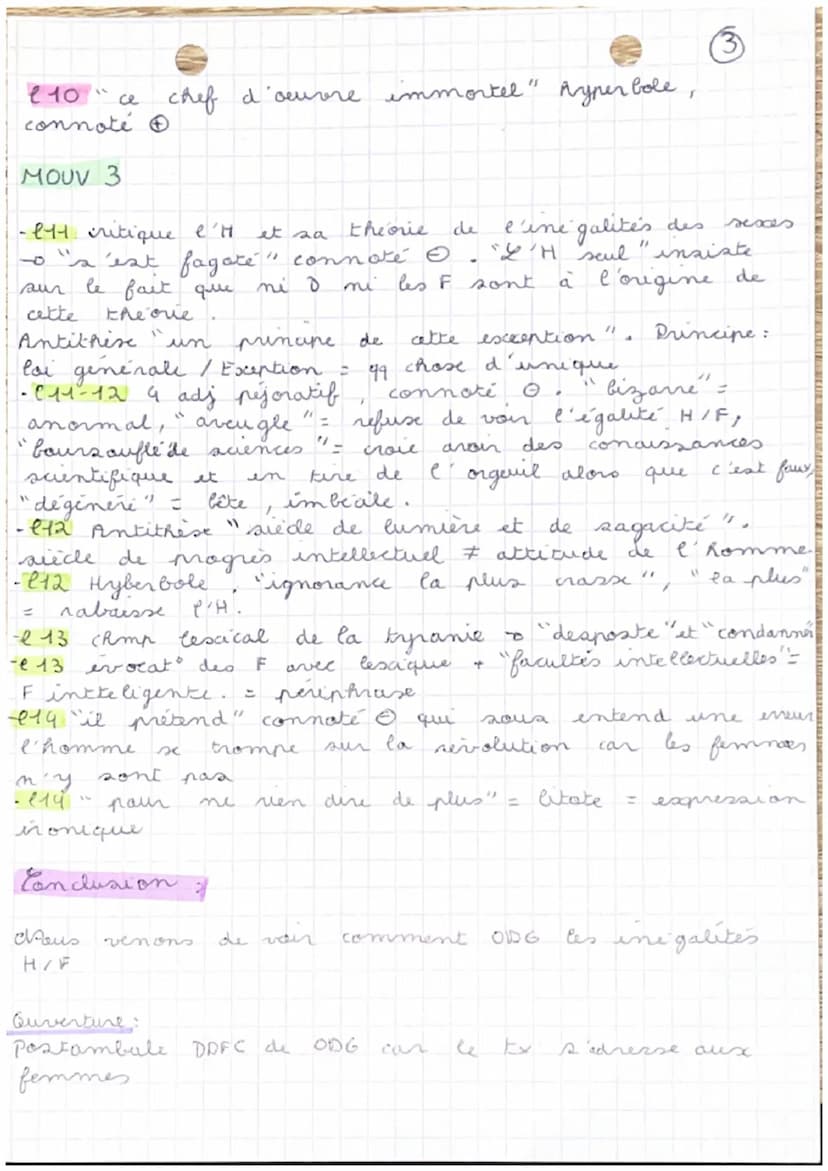 Intro
présentation
ODG
1791
discours ODG
Lecture orale.
Problematique :
Nous
virulence
Xx
*
:
Exhortation
MOUV 4
allons voir
la
! Elle
"Homm