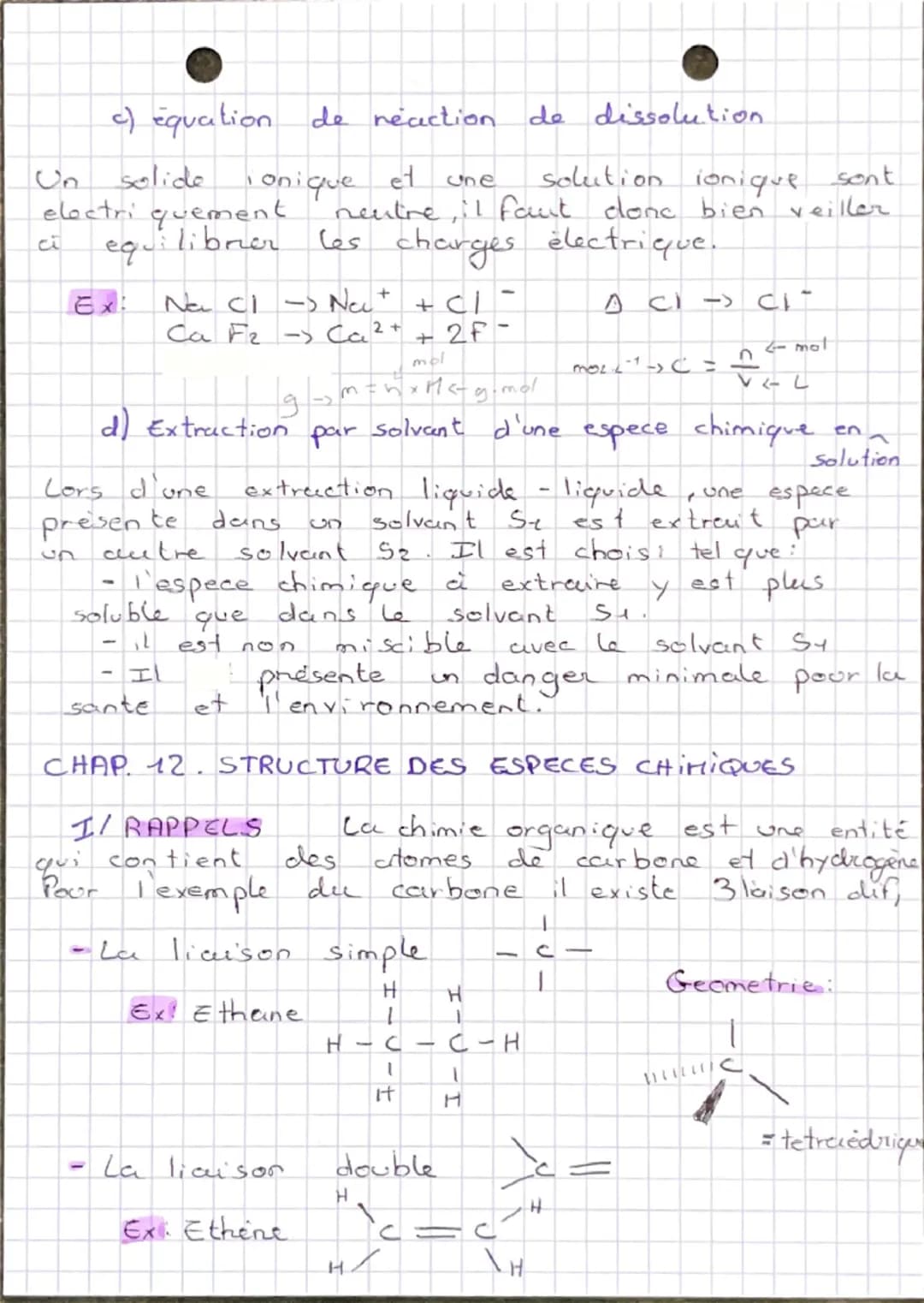 • Physique•
CHAP. 10. STRUCTURE / POLARITÉ
I/RAPPELS
A
N
X =
a
Nombre
Electron
• Neutron
Protron
Anion
electron
=
0
A = Nbr de proton. + neu