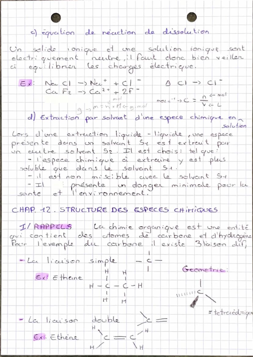 • Physique•
CHAP. 10. STRUCTURE / POLARITÉ
I/RAPPELS
A
N
X =
a
Nombre
Electron
• Neutron
Protron
Anion
electron
=
0
A = Nbr de proton. + neu