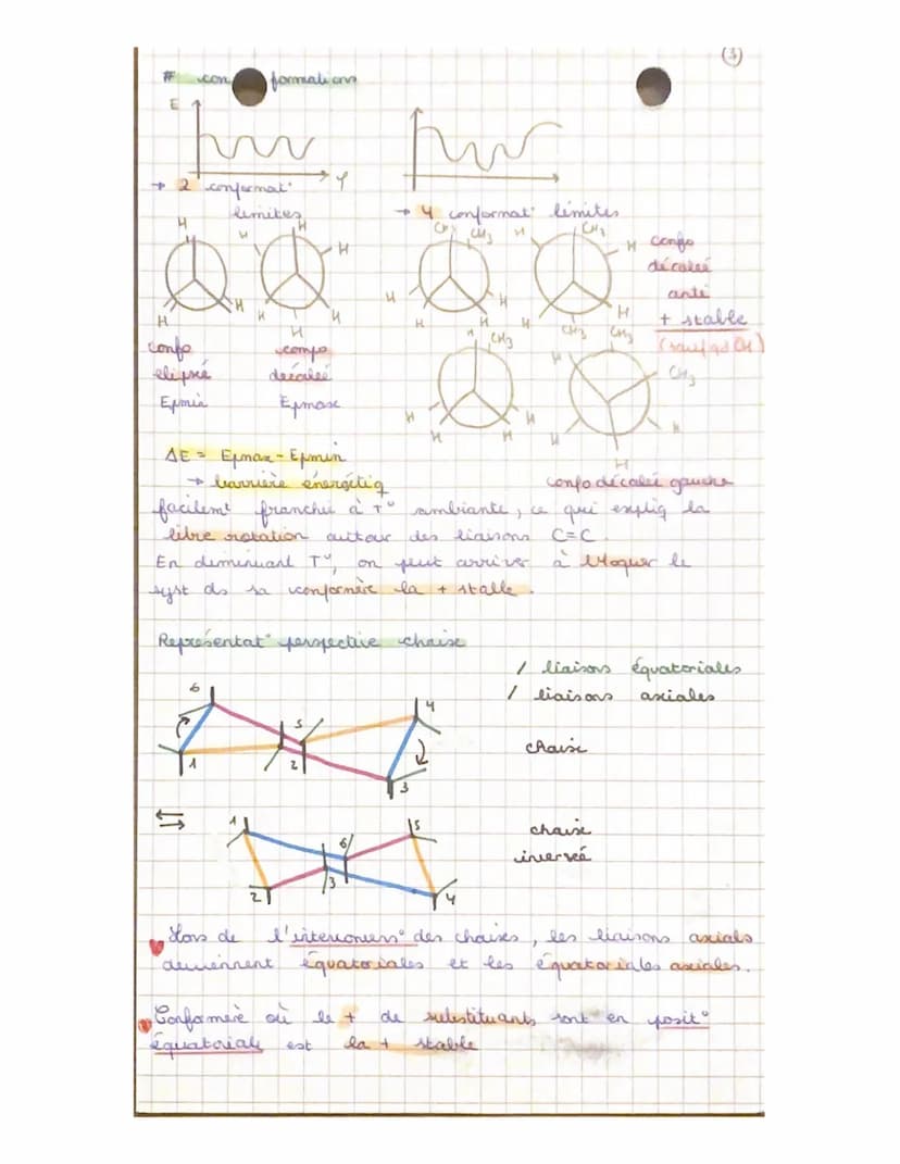 CHIMIE
Représentation des molécules
plane
H
H-C-C - H
1
И
H
H
1
4
dans l'exace; Pram, Newman
+ on passe
ce
CH₂
H
Bram
ust mome
OH
H H
1
chai