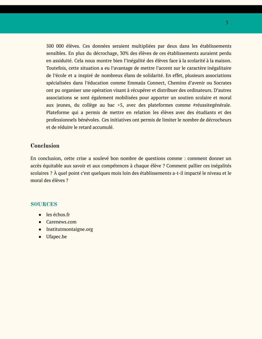 GRAND ORAL SES
Comment le confinement a-t-il pu renforcer les
inégalités scolaires ?
X
24999668
64.3693
80.8344
28.9399
971913-
82387 78.630