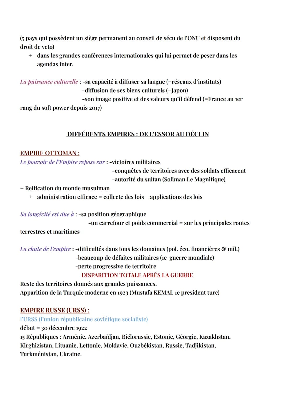 # HGGSP
Analyser les dynamiques des puissances internationales

La puissance est la capacité à imposer sa volonté aux autres.

**HARD POWER 