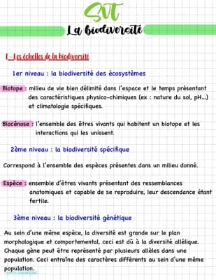 Know La biodiversité  thumbnail