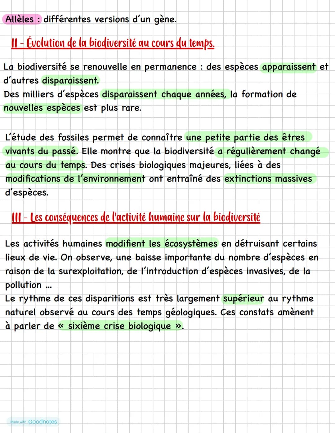 Sit
La biodiversite
1- Les échelles de la biodiversité
1er niveau : la biodiversité des écosystèmes
Biotope: milieu de vie bien délimité dan