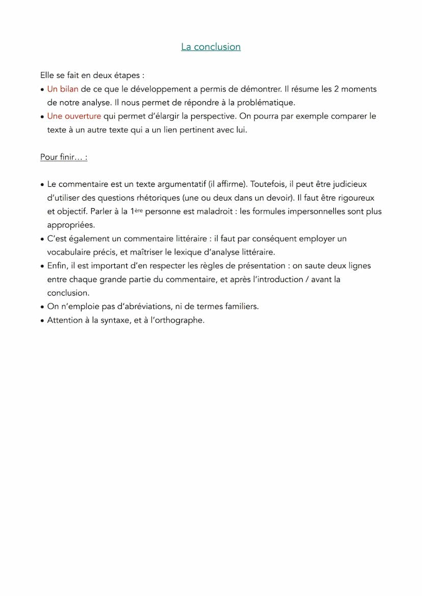 Intro :
Un commentaire composé est une analyse de texte, qui doit minimum faire la taille d'une
feuille double.
-
Le relevé
Le texte est tou