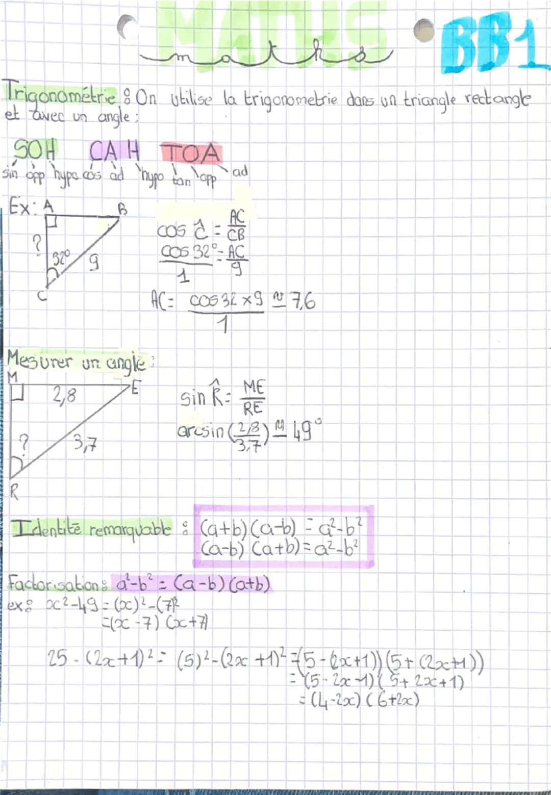 Maths : Brevet blanc !