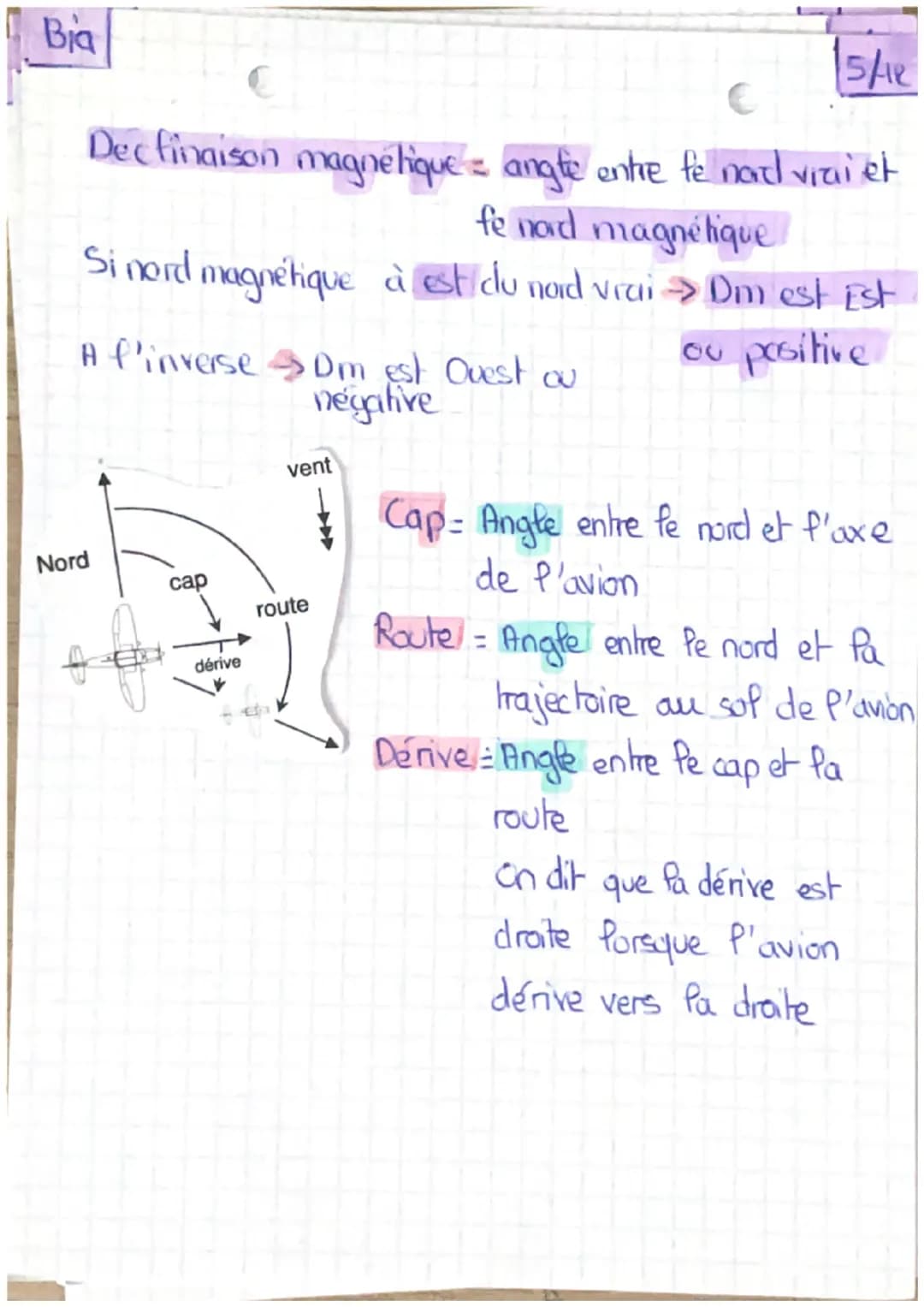 Bid
MSR
Equatour = grand cercle perpendiculaire à l'axe
des potes, séparant hémisphères sud
et nord.
Paraffele: petit cercle
parallele à l'é