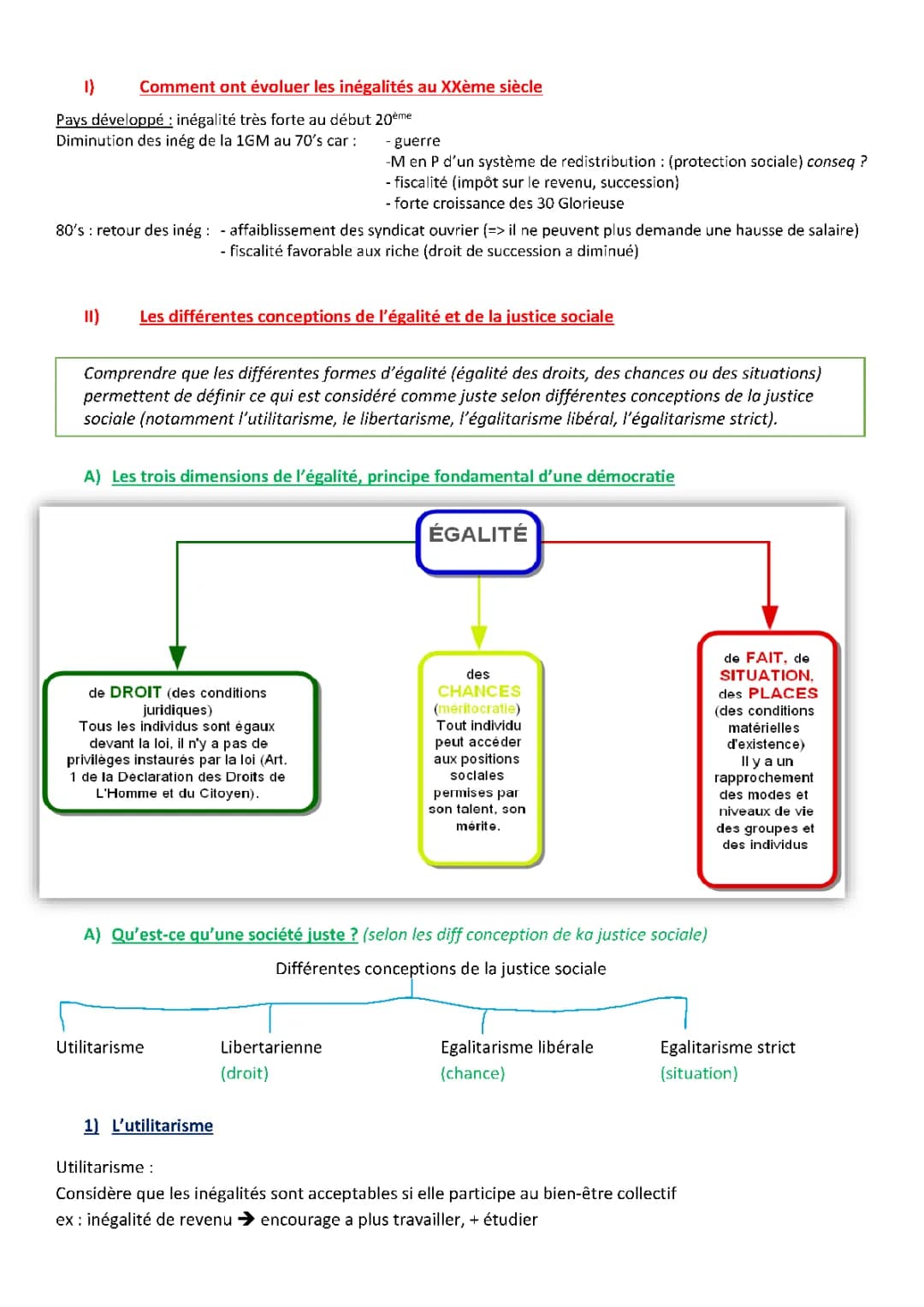Comprendre les inégalités économiques au XXème siècle et la justice sociale