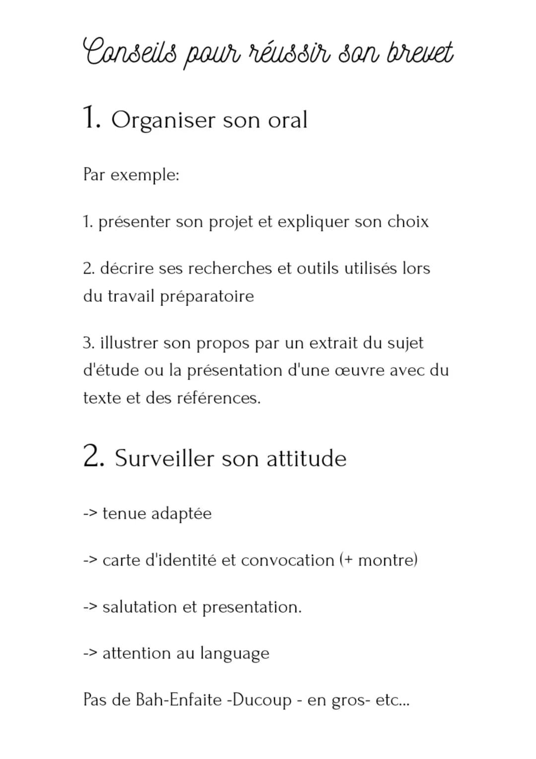 Comment réussir l'oral du brevet : astuces et techniques