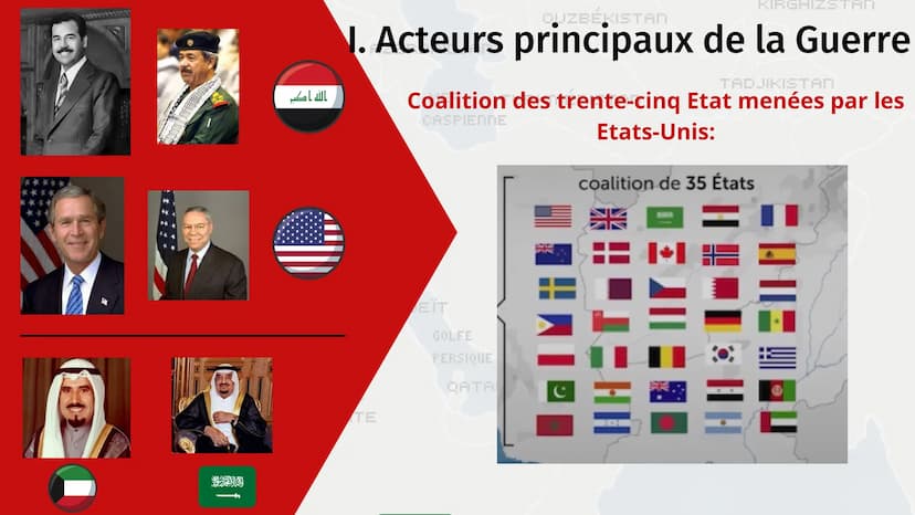 MER
MÉDITERRANÉE
TURQUIE
LIBAN
ISRAËL
SYRIE
IRAK
1990 - 1991
MER
ROUGE
AZERBAIDJAN
LA GUERRE DU GOLFE
ÉGYPTE
ARABIE
SAOUDITE
MER
CASPIENNE
K