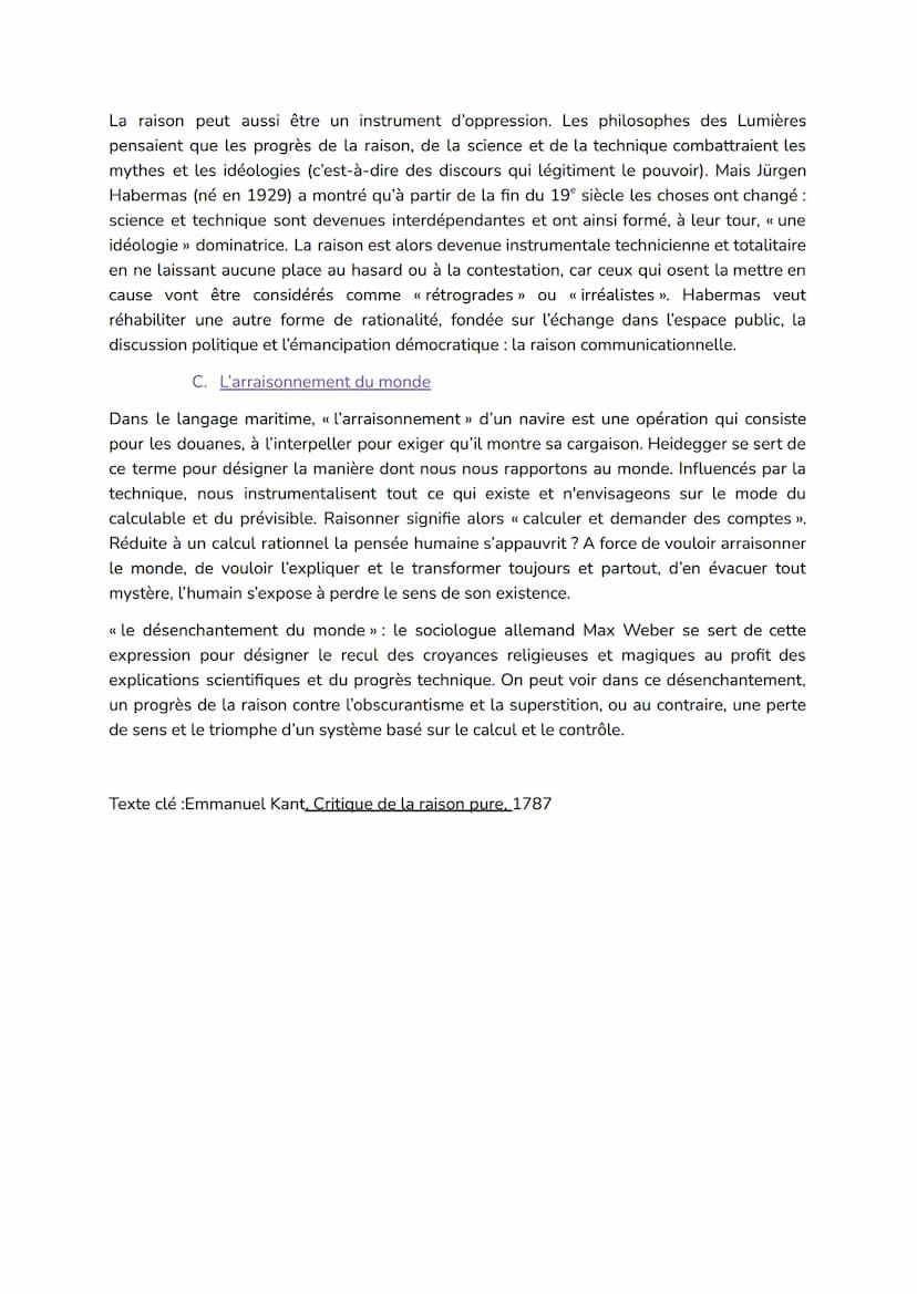 Introduction
La raison (différente des motifs d'une action) est la faculté de penser, de différencier le vrai
et le faux, ou le bien et le m