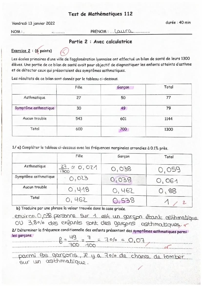 
<p>Les probabilités conditionnelles sont un concept important en mathématiques. Elles permettent de calculer la probabilité d'un événement 