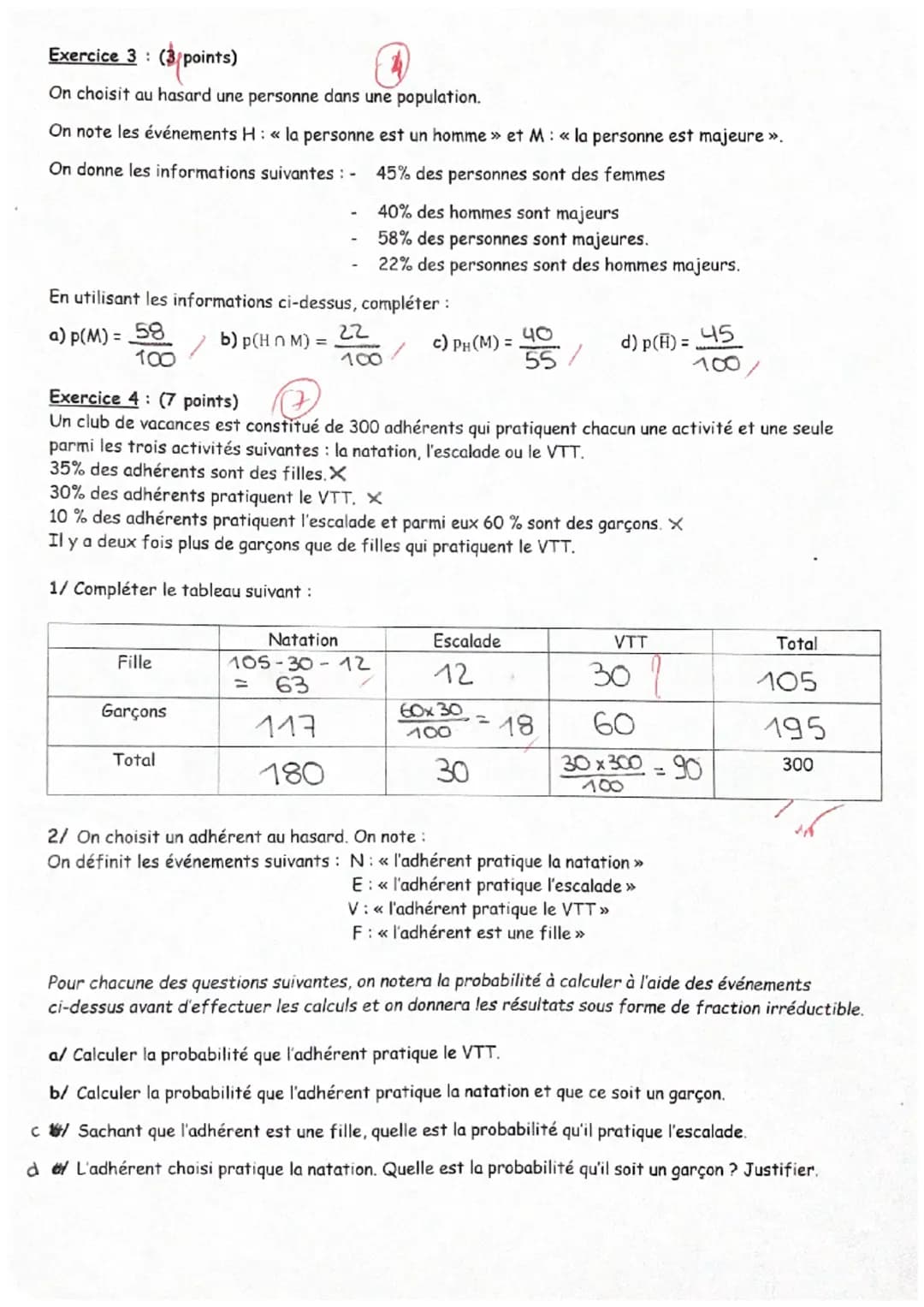 
<p>Les probabilités conditionnelles sont un concept important en mathématiques. Elles permettent de calculer la probabilité d'un événement 