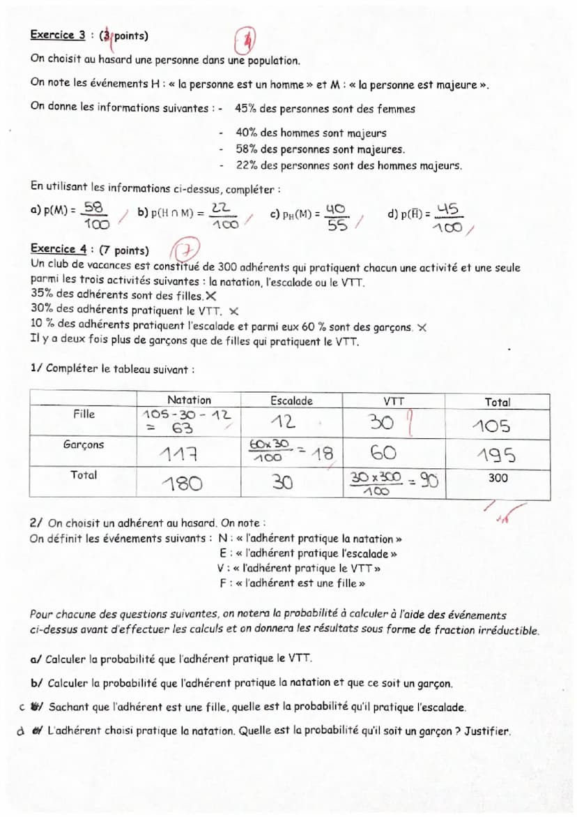 
<p>Les probabilités conditionnelles sont un concept important en mathématiques. Elles permettent de calculer la probabilité d'un événement 
