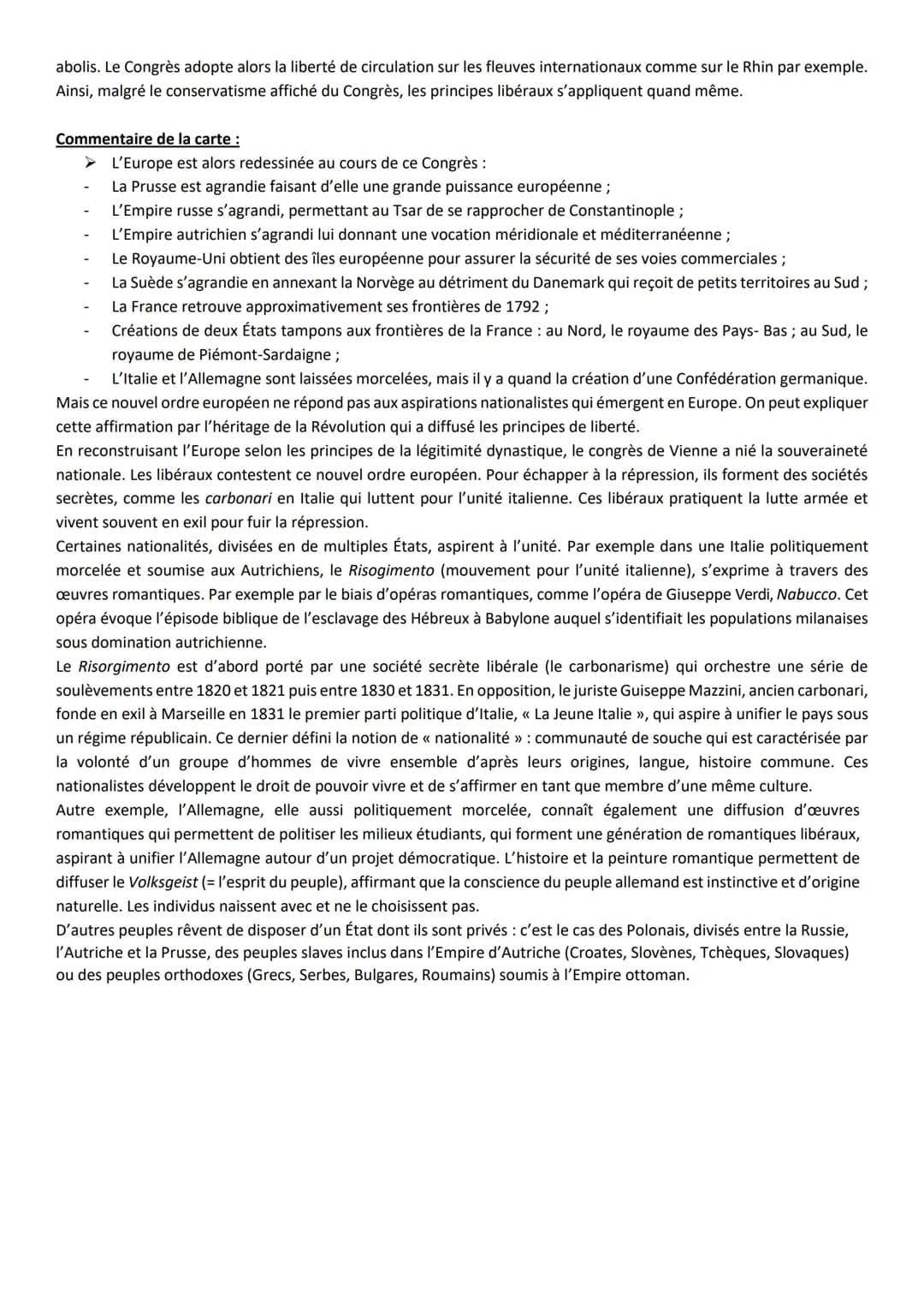 SÉANCE 1 : QUELLE CONCEPTION DE L'EUROPE LE CONGRÈS DE VIENNE IMPOSE-T-IL EN 1815?
OBJECTIF DES SAVOIRS :
Comprendre le nouvel ordre europée