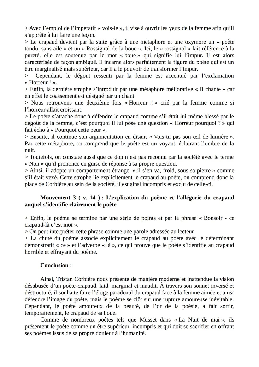 PARCOURS : L'ALCHIMIE POÉTIQUE, LA BOUE ET L'OR
Introduction :
Le Crapaud, Tristan Corbière
Lorsque Napoléon III arrive au pouvoir, il réaff
