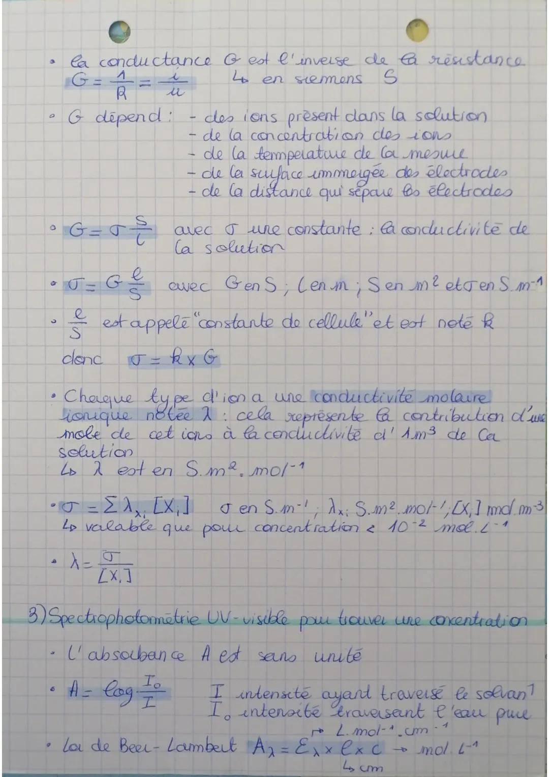 C2: Methodes physiques d'analyse d'un système
chimique
1) Mesme du PH
پسند
• Le PH est une grandeme sans dimension correspondant
à une valeu