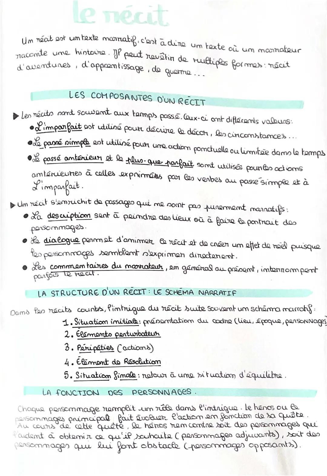 Le Récit 