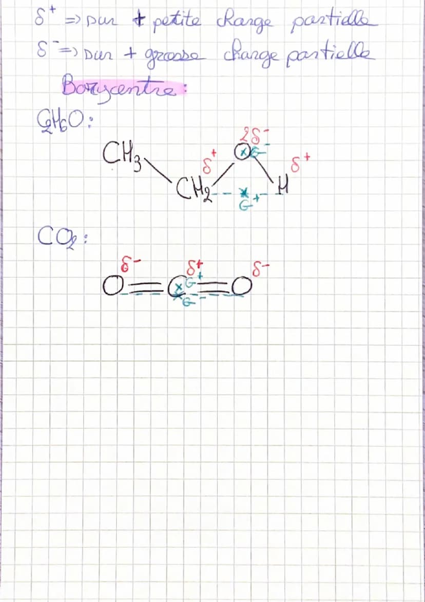Structure des entités
Shemas de lewis:
A : 2 = 17: 15² 25² 2p 30² 305
ICPI
0= 2 = 8:10² R2D²
2
800)
2
2
CO₂: C=Z=6 10² 20³² 2p ² 14 e de val