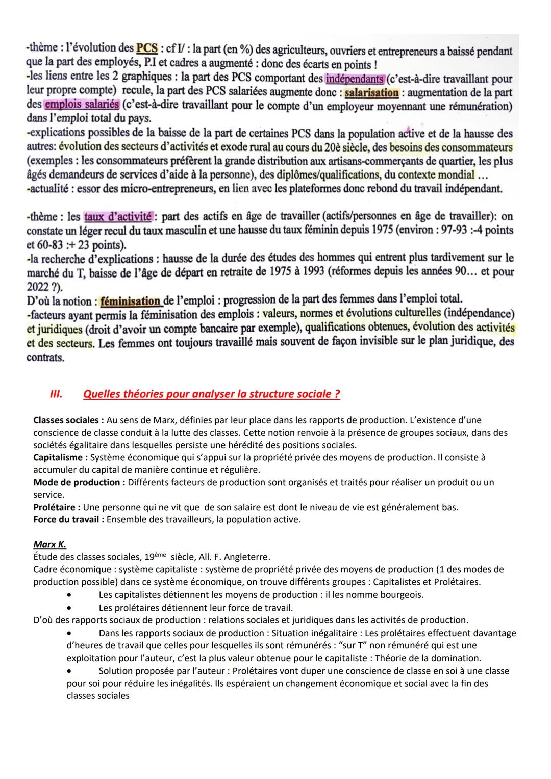 Sciences économiques et sociales
CHAPITRE 2
Comment est structurée la société française actuelle ?. objectifs page 14
INTRODUCTION : Les gro