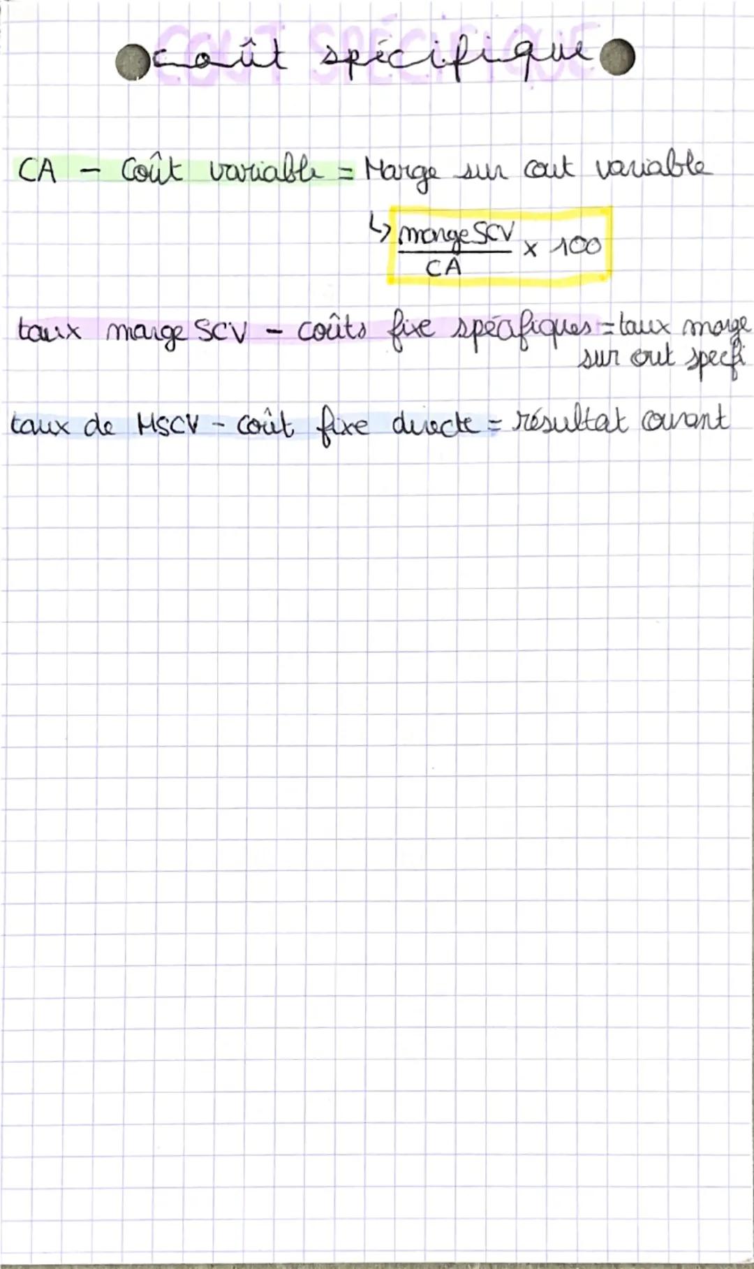 # COUT REVIENT

1.  Coût d'approvisionnement (CD CI)
2.  Coût de production (CD CI)
3.  Coût de distribution (CD CI)

$Q \times PU = total$
