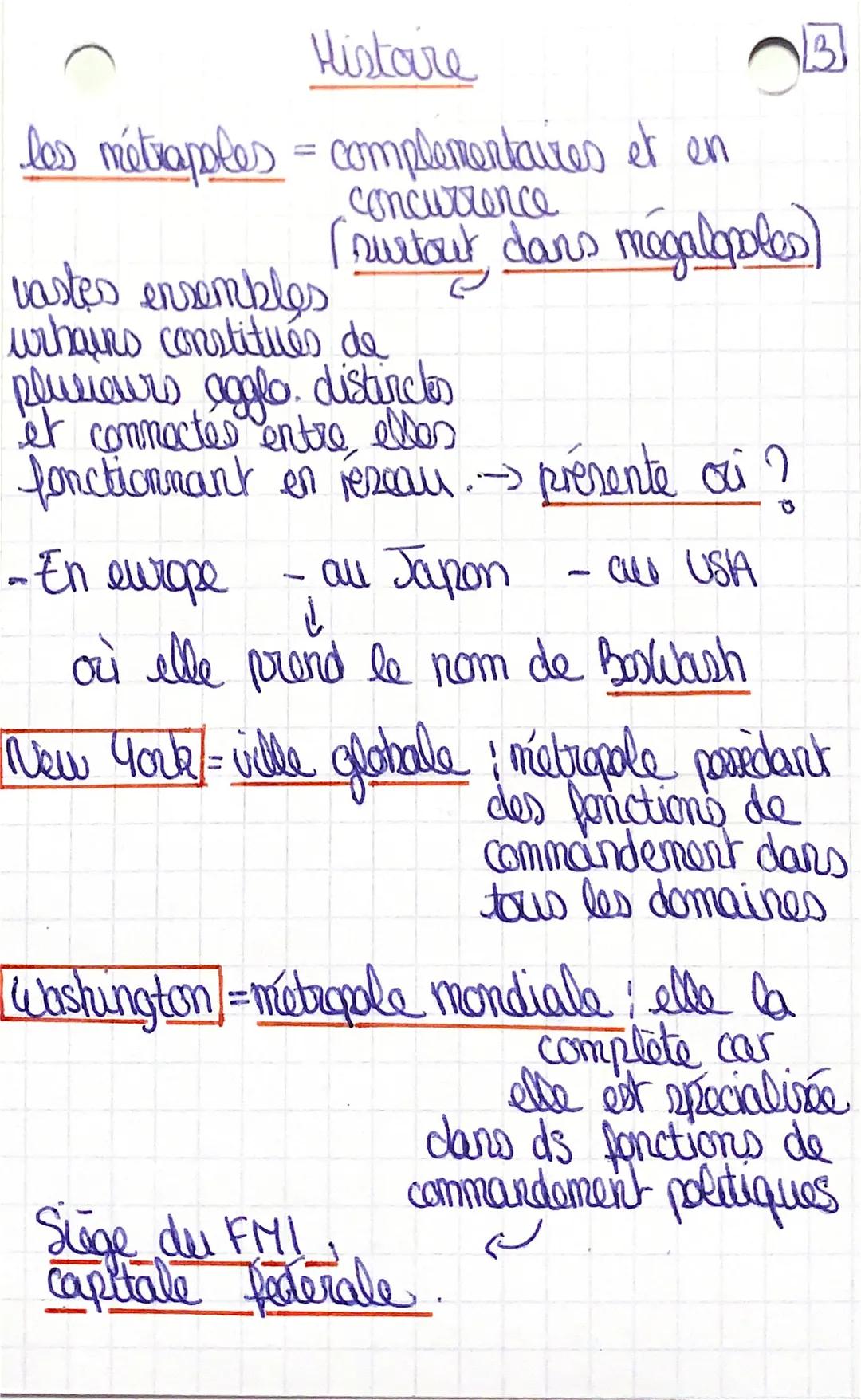 los métrapples
Histoire
= complementaires et en
concurrence
(surtout dans mégalopoles)
vastes ensembles
urbains constitués de
plusieurs aggl