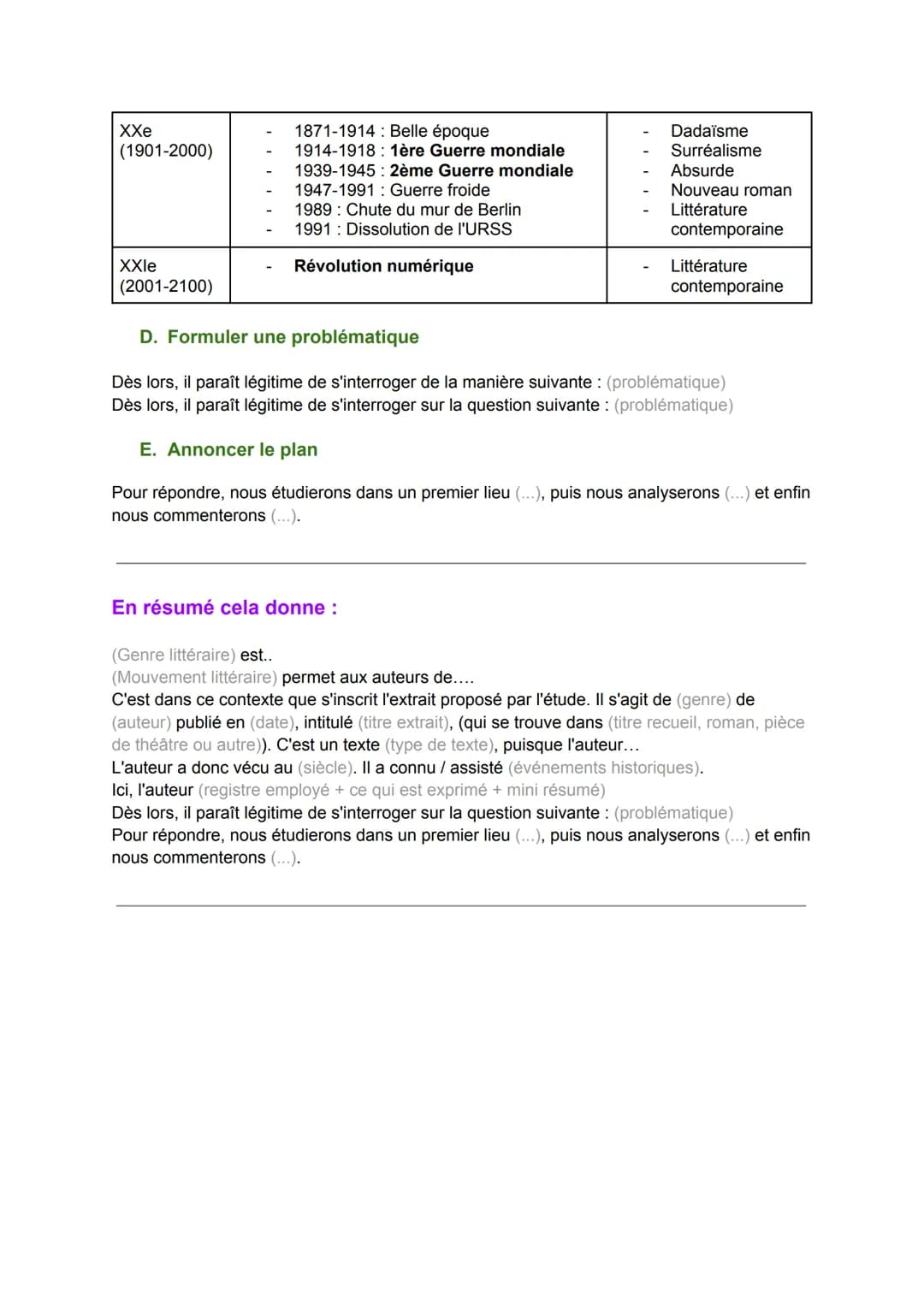 Introduction au Commentaire de texte
A. Décrire le genre littéraire
Poésie
Le mot poésie provient du grec poesis qui signifie «<fabrication»