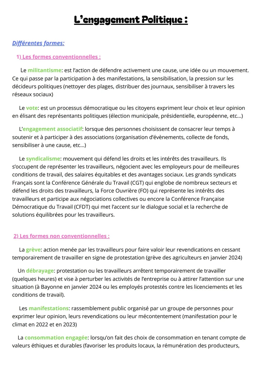 Comment expliquer l'engagement politique dans les sociétés démocratiques