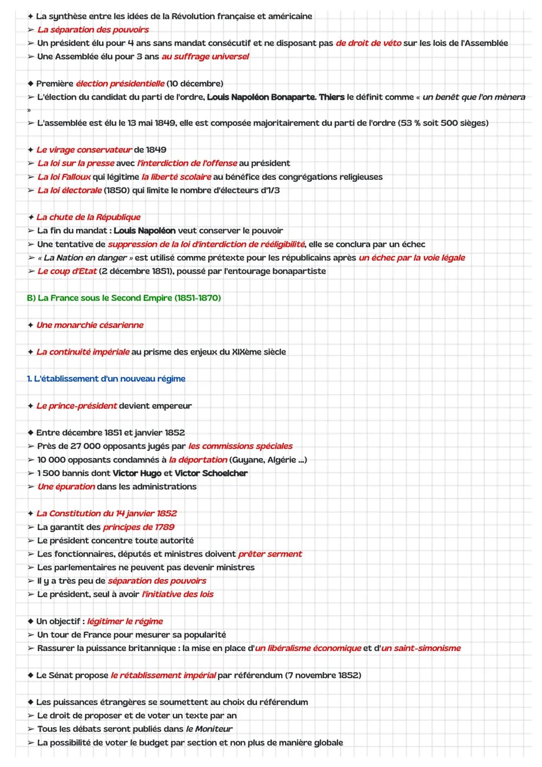 Post-Bac
1
Vie politique française depuis 1789 - Chapitre
III- La France de la Deuxième République au
Second Empire (1848-1870)
Contexte eur