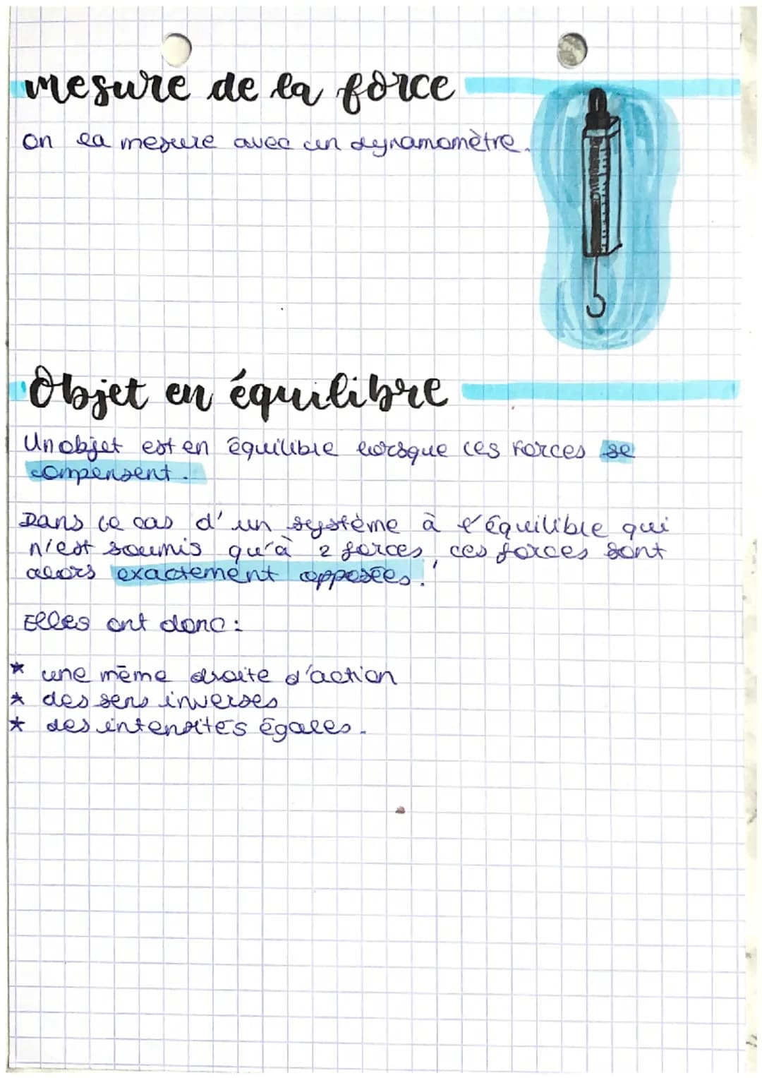 As physique
·les Forces
L'objet qui agit est appelé le donneur et celui
qui regait est appelé le receveur
• Quand des actions réciproques s'