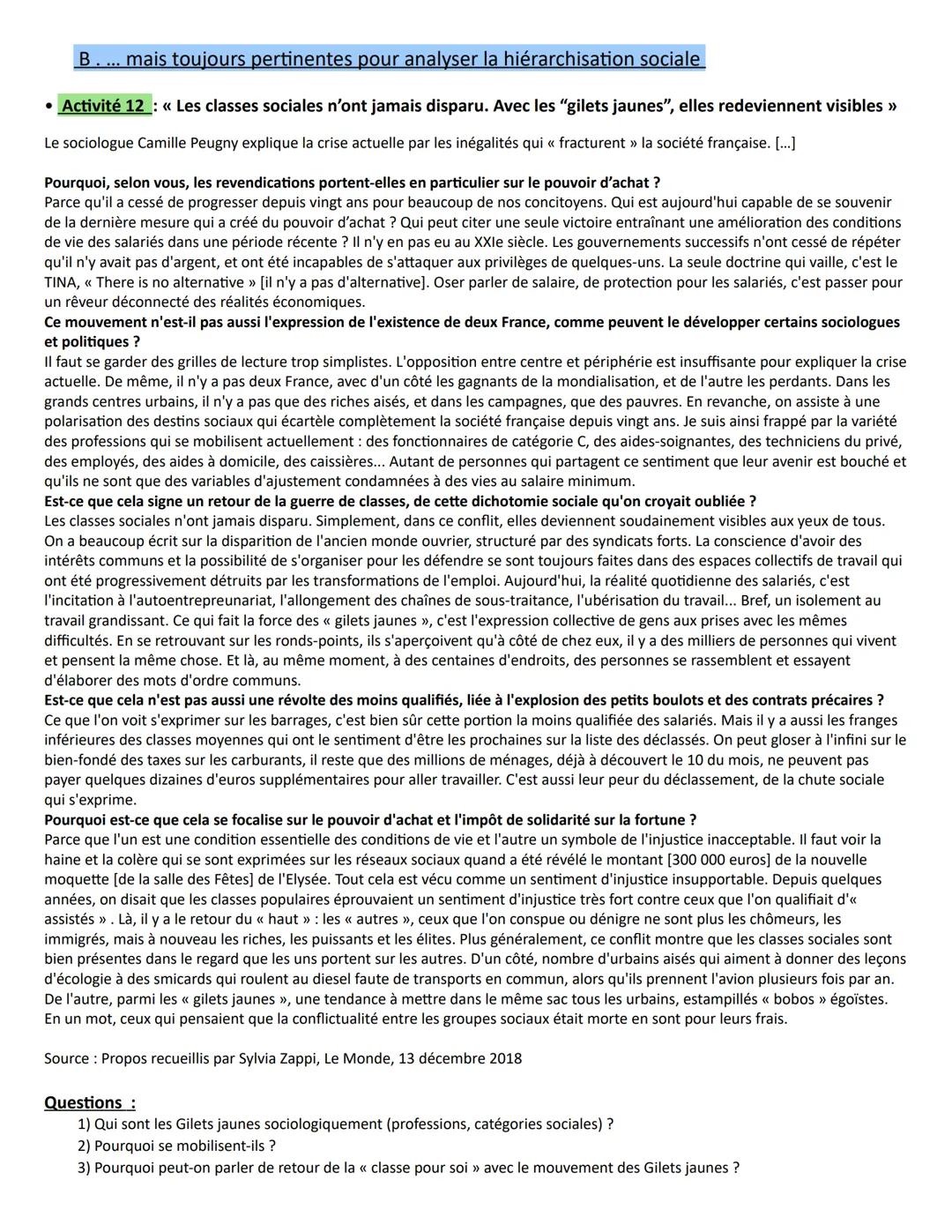 A la fin du chapitre, vous devez être capable de :
Savoir identifier les multiples facteurs de structuration et de hiérarchisation de l'espa