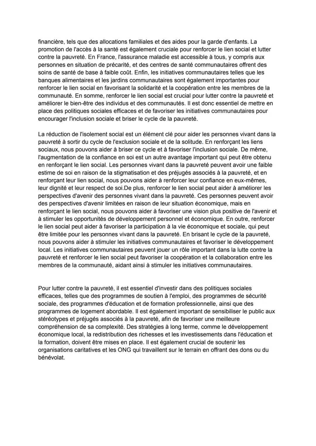 Compte rendu
En quoi la pauvreté impacte-t-elle les liens sociaux et que pouvons-nous faire pour
stopper cette dernière ?
Pour présenter et 
