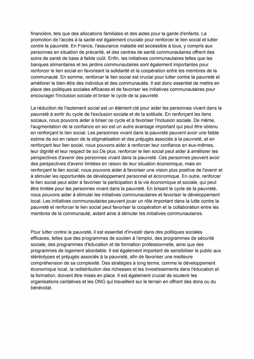 Compte rendu
En quoi la pauvreté impacte-t-elle les liens sociaux et que pouvons-nous faire pour
stopper cette dernière ?
Pour présenter et 