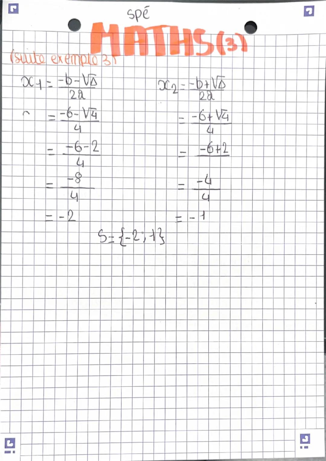 spé
# MATHS
## Les polynomes de second degré
forme canonique: forme a(x-1)2+ B ai :
$A=\frac{-D}{28}$ et B = 8(K)

Exemple: écrire flox) = 2