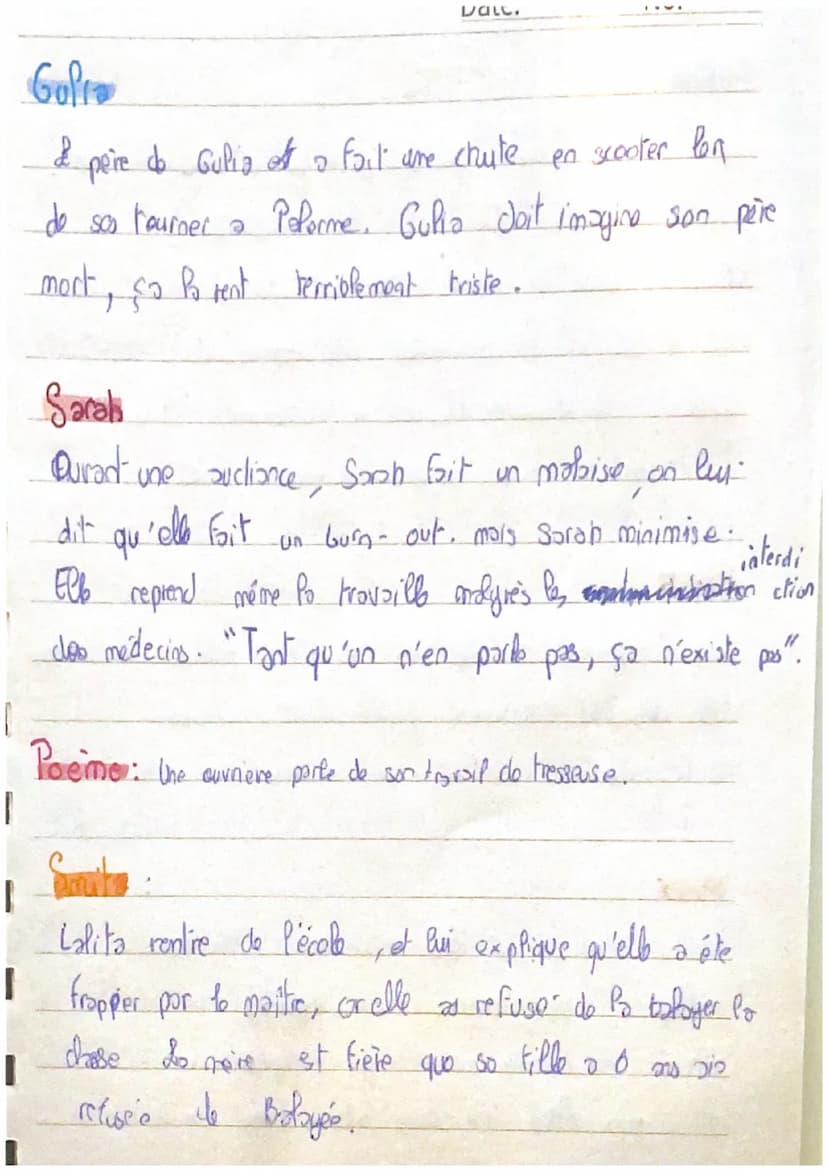 Lo tresse
Date.
de "Pealitia Colombani"
No.
Prologue
Une voie park de son amours pour Port du tivessage.
1 qui assimil
Amita
1 l'histoire se